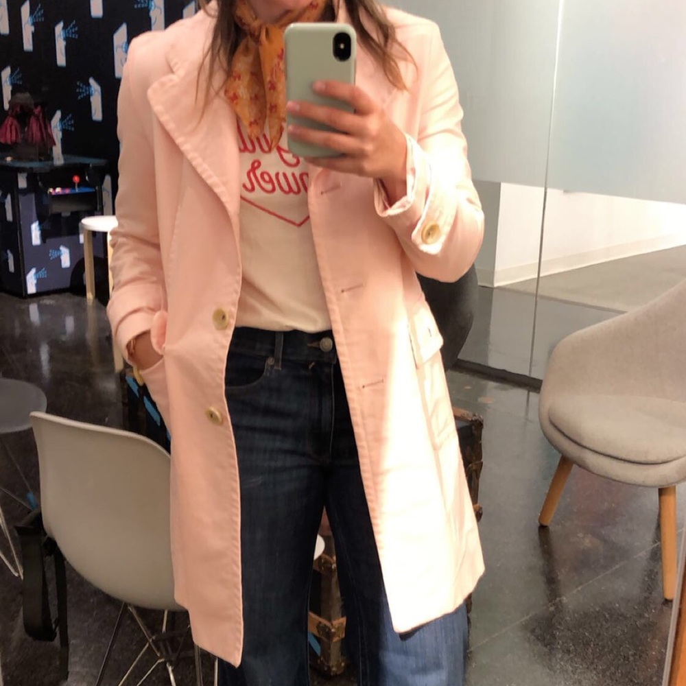 Pink Trench Coat